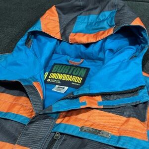 Burton Vibrant Blue and Orange Snowboard Jacket